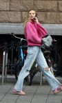Amsterdam 5 oktober 2023
Robbert Rodenburg Romee Strijd en Monica Geuze op straat in Amsterdam zuid.