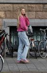 Amsterdam 5 oktober 2023
Robbert Rodenburg Romee Strijd en Monica Geuze op straat in Amsterdam zuid.