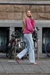 Amsterdam 5 oktober 2023
Robbert Rodenburg Romee Strijd en Monica Geuze op straat in Amsterdam zuid.