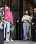 Amsterdam 5 oktober 2023
Robbert Rodenburg Romee Strijd en Monica Geuze op straat in Amsterdam zuid.