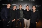 Amsterdam 30 oktober 2023
Life after Football gala LAF in grand Hotel Krasnapolsky. tamer Gonen met vrienden waaronder Steve Schumann