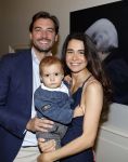 Amsterdam 29 oktober 2023
Opening expositie Davide Heijmans . Haar man Thierry Baudet en haar zoontje waren ook aanwezig .