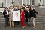 Presentatie LP Anneke Gronloh op Paleis Soestdijk.
v.l.n.r. Imca Marina Tineke de Nooij Ciska Peters Ronnie Tober Therese Steinmetz Ben Cramer  Bart Peeters Marjon Lambriks Ria Valk Thijs v Leer Kermisklant Connie Vink Saskia en Serge