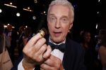 Amsterdam 17 oktober 2024
Het televizierring gala 2024  in carre . Andre v Duin won een Oeuvre ring . Hij kwam samen met vriend Fernando en Janny v d Heijden en haar hondje Nhaan
