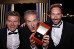 Amsterdam 17 oktober 2024
Het televizierring gala 2024  in carre . Winnaar dwars door de lage landen met Arnout Hauben Philippe Niclaes en Ruben Callens