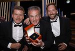 Amsterdam 17 oktober 2024
Het televizierring gala 2024  in carre . Winnaar dwars door de lage landen met Arnout Hauben Philippe Niclaes en Ruben Callens
