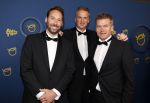 Amsterdam 17 oktober 2024
Het televizierring gala 2024  in carre . Winnaar dwars door de lage landen met Arnout Hauben Philippe Niclaes en Ruben Callens