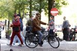 Amsterdam 3 oktober 2024
Beau v Erven Dorens op de fiets in het centrum van Amsterdam.