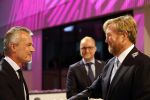 Amsterdam 10 oktober 2024
Koning Willem Alexander opent het HQ van DPG Media / Mediavaert . Aanwezig namend de GPD Christian v Thillo ( Executive Chairman van DPG Media ) en Erik Roddenhof (CEO DPG Media ).