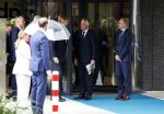 Amsterdam 10 oktober 2024
Koning Willem Alexander opent het HQ van DPG Media / Mediavaert . Aanwezig namend de GPD Christian v Thillo ( Executive Chairman van DPG Media ) en Erik Roddenhof (CEO DPG Media ).