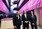 Amsterdam 10 oktober 2024
Koning Willem Alexander opent het HQ van DPG Media / Mediavaert . Aanwezig namend de GPD Christian v Thillo ( Executive Chairman van DPG Media ) en Erik Roddenhof (CEO DPG Media ).