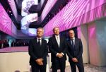 Amsterdam 10 oktober 2024
Koning Willem Alexander opent het HQ van DPG Media / Mediavaert . Aanwezig namend de GPD Christian v Thillo ( Executive Chairman van DPG Media ) en Erik Roddenhof (CEO DPG Media ).