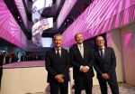 Amsterdam 10 oktober 2024
Koning Willem Alexander opent het HQ van DPG Media / Mediavaert . Aanwezig namend de GPD Christian v Thillo ( Executive Chairman van DPG Media ) en Erik Roddenhof (CEO DPG Media ).