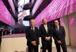 Amsterdam 10 oktober 2024
Koning Willem Alexander opent het HQ van DPG Media / Mediavaert . Aanwezig namend de GPD Christian v Thillo ( Executive Chairman van DPG Media ) en Erik Roddenhof (CEO DPG Media ).