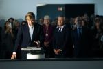 Amsterdam 10 oktober 2024
Koning Willem Alexander opent het HQ van DPG Media / Mediavaert . Aanwezig namend de GPD Christian v Thillo ( Executive Chairman van DPG Media ) en Erik Roddenhof (CEO DPG Media ).