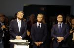 Amsterdam 10 oktober 2024
Koning Willem Alexander opent het HQ van DPG Media / Mediavaert . Aanwezig namend de GPD Christian v Thillo ( Executive Chairman van DPG Media ) en Erik Roddenhof (CEO DPG Media ).