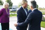 Amsterdam 10 oktober 2024
Koning Willem Alexander opent het HQ van DPG Media / Mediavaert . Aanwezig namend de GPD Christian v Thillo ( Executive Chairman van DPG Media ) en Erik Roddenhof (CEO DPG Media ).