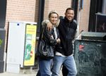 Amsterdam 10 oktober 2024
Denny Landzaat  met zijn vrouw in Amsterdam zuid.
