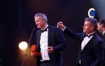 Amsterdam 17 oktober 2024
Het televizierring gala 2024  in carre . Winnaar dwars door de lage landen met Arnout Hauben Philippe Niclaes en Ruben Callens