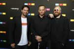 Schiphol 31 september 2024
Winterpresentatie RTL / Videoland in een tent achter Hotel v d Valk bij Schiphol . 
Giel de Winter Thomas v d Vlugt en Stefan Jurriens van Stuk tv