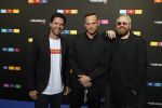 Schiphol 31 september 2024
Winterpresentatie RTL / Videoland in een tent achter Hotel v d Valk bij Schiphol . 
Giel de Winter Thomas v d Vlugt en Stefan Jurriens van Stuk tv