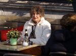 Amsterdam 3 oktober 2024
Hedy d Ancona geniet van het zonnetje op terras in Amsterdam .