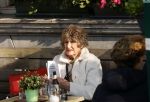 Amsterdam 3 oktober 2024
Hedy d Ancona geniet van het zonnetje op terras in Amsterdam .
