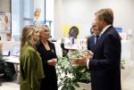 Amsterdam 10 oktober 2024
Koning Willem Alexander opent het HQ van DPG Media / Mediavaert . Aanwezig namend de GPD Christian v Thillo ( Executive Chairman van DPG Media ) en Erik Roddenhof (CEO DPG Media ). Helene v Santen Joyce Nieuwenhuijs en Koning Willem Alexander