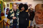 Hoorn 18 maart 2022
Openning expositie Henny Huisman in het museum van de 20e eeuw in Hoorn . Henny met zijn zwangere kleindochter Emma
