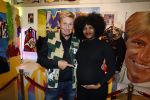 Hoorn 18 maart 2022
Openning expositie Henny Huisman in het museum van de 20e eeuw in Hoorn . Henny met zijn zwangere kleindochter Emma