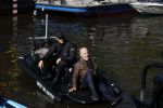 Amsterdam 3 oktober 2024
Opnames Amsterdamned 2 op de grachten van Amsterdam . Huub Stapel is de hoofdrolspeler in de film van Dick Maas .