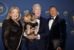 Amsterdam 17 oktober 2024
Het televizierring gala 2024  in carre . Andre v Duin won een Oeuvre ring . Hij kwam samen met vriend Fernando en Janny v d Heijden en haar hondje Nhaan