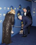 Amsterdam 17 oktober 2024
Het televizierring gala 2024  in carre . Andre v Duin won een Oeuvre ring . Hij kwam samen met vriend Fernando en Janny v d Heijden en haar hondje Nhaan