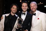 Amsterdam 17 oktober 2024
Het televizierring gala 2024  in carre . Jasper Demollin, Tobias Camman en Daan Boom van de FOMO Show