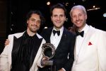 Amsterdam 17 oktober 2024
Het televizierring gala 2024  in carre . Jasper Demollin, Tobias Camman en Daan Boom van de FOMO Show