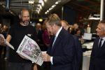 Amsterdam 10 oktober 2024
Koning Willem Alexander opent het HQ van DPG Media / Mediavaert . Aanwezig namend de GPD Christian v Thillo ( Executive Chairman van DPG Media ) en Erik Roddenhof (CEO DPG Media ).