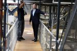 Amsterdam 10 oktober 2024
Koning Willem Alexander opent het HQ van DPG Media / Mediavaert . Aanwezig namend de GPD Christian v Thillo ( Executive Chairman van DPG Media ) en Erik Roddenhof (CEO DPG Media ).