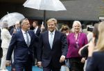 Amsterdam 10 oktober 2024
Koning Willem Alexander opent het HQ van DPG Media / Mediavaert . Aanwezig namend de GPD Christian v Thillo ( Executive Chairman van DPG Media ) en Erik Roddenhof (CEO DPG Media ).