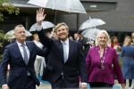 Amsterdam 10 oktober 2024
Koning Willem Alexander opent het HQ van DPG Media / Mediavaert . Aanwezig namend de GPD Christian v Thillo ( Executive Chairman van DPG Media ) en Erik Roddenhof (CEO DPG Media ).