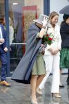 Amsterdam 1 oktober 2024
Koningin Maxima arriveert in haar Audi A8 bij de nationale Ballet acadamy ..De koningin opent het nieuwe gebouw van de internationale opleiding op het gebied van klassieke academische dans
