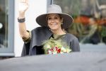 Amsterdam 1 oktober 2024
Koningin Maxima arriveert in haar Audi A8 bij de nationale Ballet acadamy ..De koningin opent het nieuwe gebouw van de internationale opleiding op het gebied van klassieke academische dans