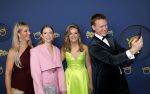 Amsterdam 17 oktober 2024
Het televizierring gala 2024  in carre . Merel Ek kwam met Heleen Hendriks Noa Vahle en Sam Haegens