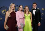 Amsterdam 17 oktober 2024
Het televizierring gala 2024  in carre . Merel Ek kwam met Heleen Hendriks Noa Vahle en Sam Haegens