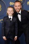 Amsterdam 17 oktober 2024
Het televizierring gala 2024  in carre . nathan Rutjes met zoon Levezzi