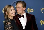 Amsterdam 17 oktober 2024
Het televizierring gala 2024  in carre . Oos Kesbeke met vrouw zoons en schoondochter