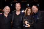 Amsterdam 17 oktober 2024
Het televizierring gala 2024  in carre . Paula v d Oest met Mark v Eeuwen Alain de Levita en
