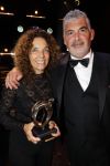 Amsterdam 17 oktober 2024
Het televizierring gala 2024  in carre . Paula v d Oest met Rob Oudkerk