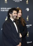Utrecht 3 oktober 2025
Uitreiking gouden kalveren op het Nederlands film festival. Achmed Akkabi
poseert met partner Eileen Akkabi-Pekelharing