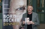 Amsterdam 8 oktober 2025
Boris Becker met zijn boek bij Eva Jinek in de foodhallen.