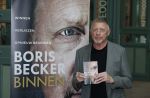 Amsterdam 8 oktober 2025
Boris Becker met zijn boek bij Eva Jinek in de foodhallen.
